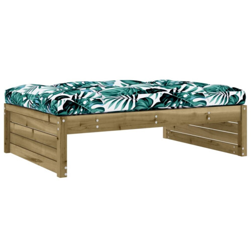 VidaXL vidaXL Gartenhocker 120x80 cm Kiefernholz Imprägniert 1