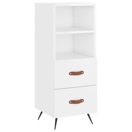 VidaXL (high gloss white) vidaXL Sideboard Storage Cabinet Cupboard Side Cabinet White Engineered Wood