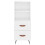 VidaXL (high gloss white) vidaXL Sideboard Storage Cabinet Cupboard Side Cabinet White Engineered Wood 6