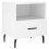 VidaXL (white, 2 pcs) vidaXL Bedside Cabinet Bed Table Nightstand Side Table White Engineered Wood 6