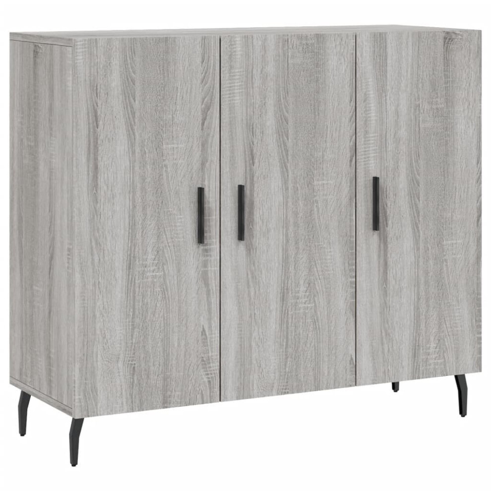 (grey sonoma) vidaXL Sideboard Storage Cabinet Side Cabinet Concrete Grey Engineered Wood