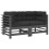 VidaXL vidaXL Ecksofas mit Kissen 2 Stk. Grau Massivholz Kiefer 2