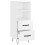 VidaXL (high gloss white) vidaXL Sideboard Storage Side Cabinet Cupboard Sonoma Oak Engineered Wood 5
