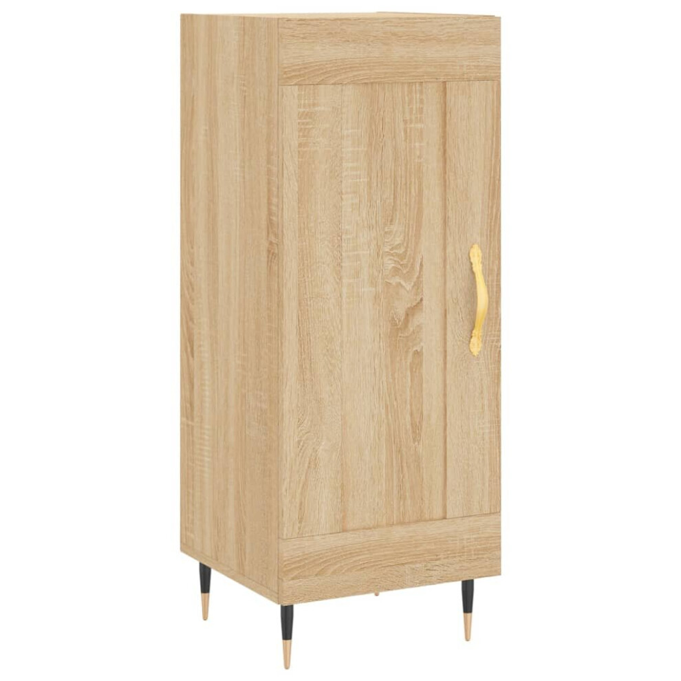 (sonoma oak) vidaXL Sideboard Cabinet Storage Cabinet Cupboard Smoked Oak Engineered Wood