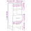 VidaXL (high gloss white) vidaXL Sideboard Storage Cabinet Side Cabinet Cupboard White Engineered Wood 4