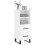VidaXL (high gloss white) vidaXL Sideboard Storage Cabinet Side Cabinet Cupboard White Engineered Wood 3