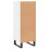 VidaXL (high gloss white) vidaXL Sideboard Storage Cabinet Side Cabinet Cupboard White Engineered Wood 8