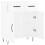 VidaXL (high gloss white) vidaXL Sideboard Storage Cabinet Side Cabinet Cupboard White Engineered Wood 5