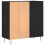VidaXL (black) vidaXL Record Cabinet Record Storage Cabinet Sideboard White Engineered Wood 6