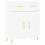 VidaXL (white) vidaXL Sideboard Storage Cabinet Cupboard High Gloss White Engineered Wood 2