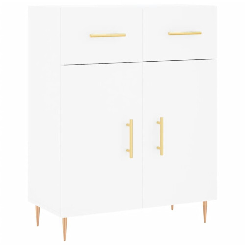 VidaXL (white) vidaXL Sideboard Storage Cabinet Cupboard High Gloss White Engineered Wood 1