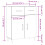 VidaXL (concrete grey) vidaXL Sideboard Storage Cabinet Cupboard High Gloss White Engineered Wood 4
