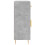 VidaXL (concrete grey) vidaXL Sideboard Storage Cabinet Cupboard High Gloss White Engineered Wood 7