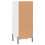VidaXL (high gloss white) vidaXL Sideboard Storage Cabinet Cupboard Side Cabinet Black Engineered Wood 8