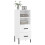 VidaXL (high gloss white) vidaXL Sideboard Storage Cabinet Cupboard Side Cabinet Black Engineered Wood 3
