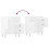 VidaXL (white) vidaXL Sideboard Storage Cabinet Cupboard High Gloss White Engineered Wood 9