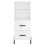 VidaXL (high gloss white) vidaXL Sideboard Storage Cabinet Cupboard Side Cabinet Black Engineered Wood 6