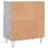 VidaXL (concrete grey) vidaXL Sideboard Storage Cabinet Cupboard High Gloss White Engineered Wood 8