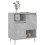 VidaXL (concrete grey) vidaXL Sideboard Storage Cabinet Cupboard High Gloss White Engineered Wood 3
