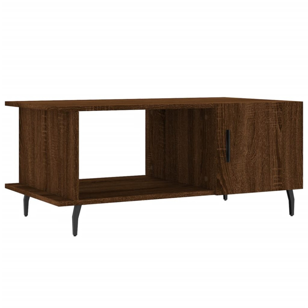 (brown oak) vidaXL Coffee Table Tea Side Table Sofa Couch Table Sonoma Oak Engineered Wood