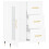 VidaXL (white) vidaXL Sideboard Storage Cabinet Cupboard High Gloss White Engineered Wood 6