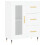 VidaXL (white) vidaXL Sideboard Storage Cabinet Cupboard High Gloss White Engineered Wood 1