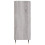VidaXL (grey sonoma) vidaXL Sideboard Storage Cabinet Cupboard High Gloss White Engineered Wood 7