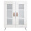 VidaXL (high gloss white) vidaXL Sideboard Storage Cabinet Cupboard Side Cabinet White Engineered Wood 5