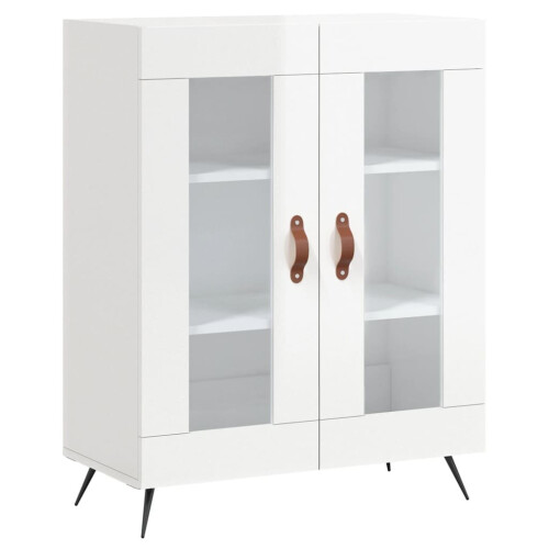 VidaXL (high gloss white) vidaXL Sideboard Storage Cabinet Cupboard Side Cabinet White Engineered Wood