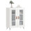 VidaXL (high gloss white) vidaXL Sideboard Storage Cabinet Cupboard Side Cabinet White Engineered Wood 3