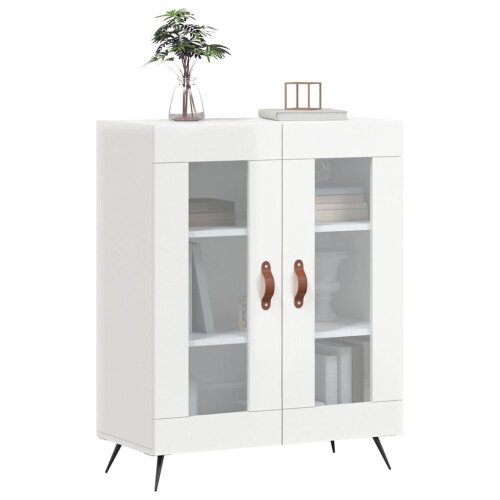 VidaXL (high gloss white) vidaXL Sideboard Storage Cabinet Cupboard Side Cabinet White Engineered Wood 2