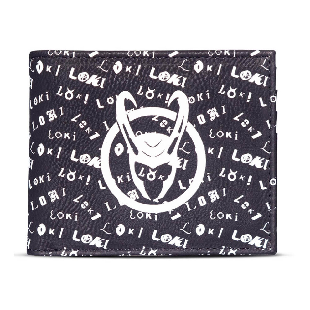 Loki All Over Print Logo Bifold Wallet