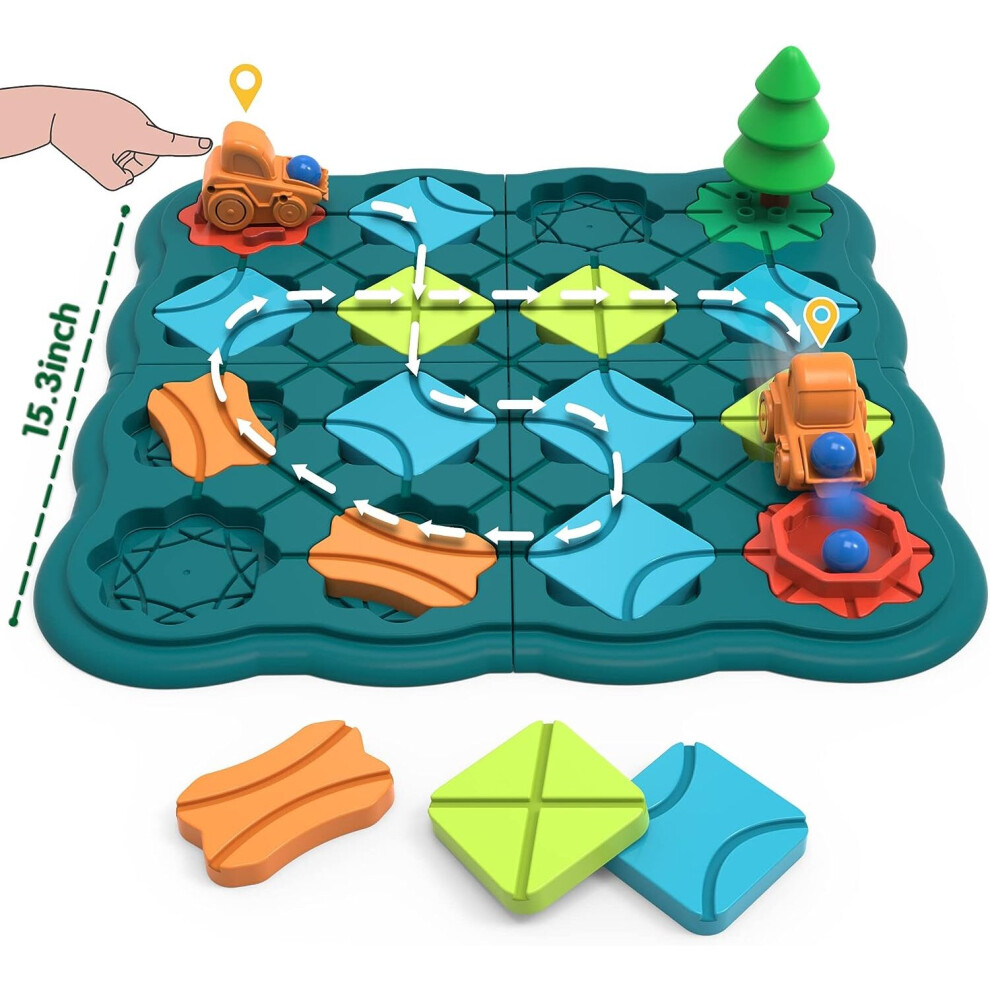 Board game - puzzle game for boys and girls aged 3-7, suitable for preschool classroom learning, education, Christmas gifts