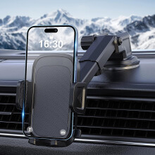 Car phone holder, 360¡ã rotating car phone holder suction cup for 4-7 inch smartphone iPhone 14 13 12 Samsung Galaxy S22