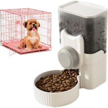 Dry Food and Water Dispenser, Water Dispenser for Cats and Dogs, Automatic Drinker and Feeder - for Cat/Dog/Pets
