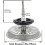 Qs229c002*2-U 92mm Old Sink Drain Plug 2 Pack, 9.2cm 3