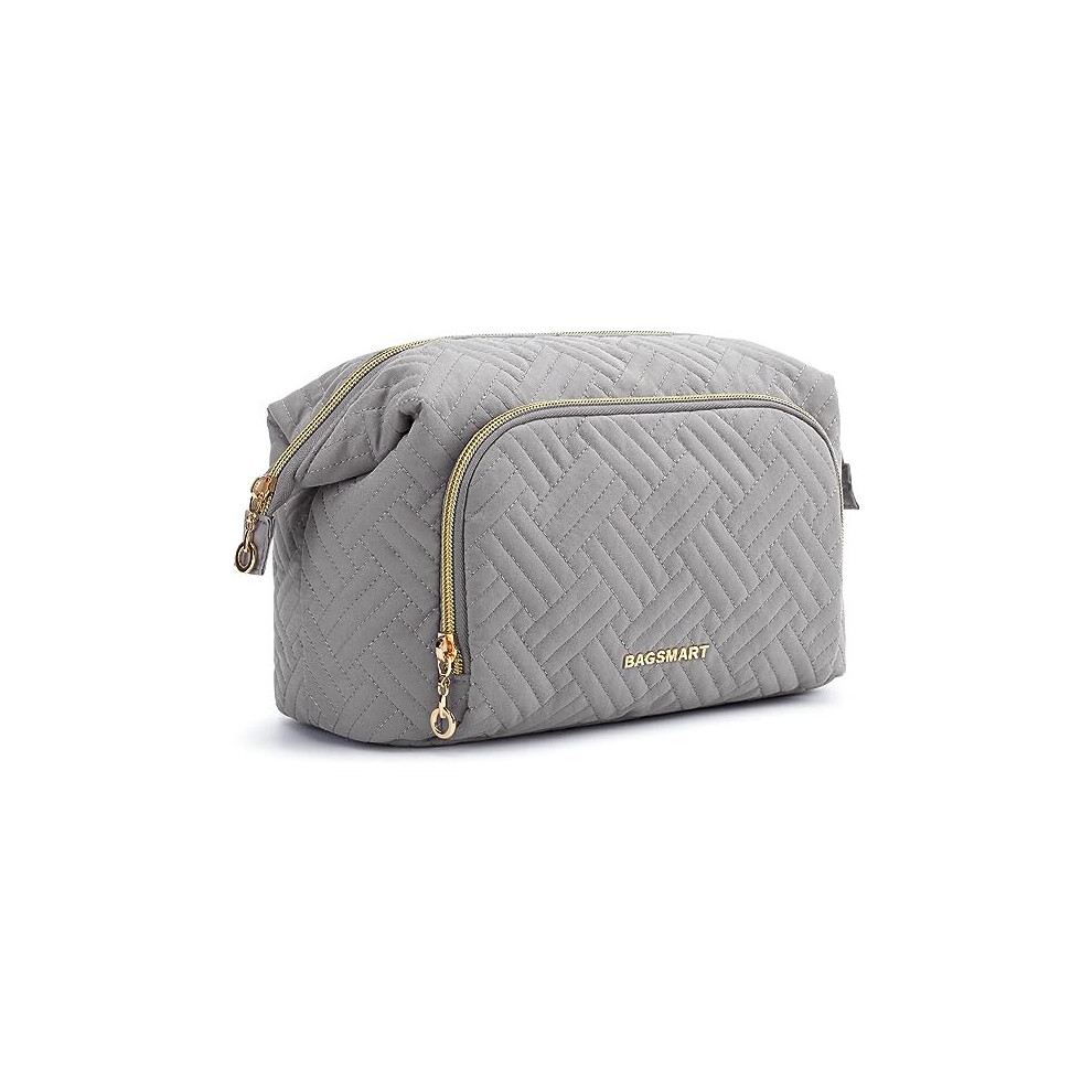 Tianfu Travel Makeup Bag, Cosmetic Bag Make Up Organizer Case,Large Wide-Open Pouch For Women Purse For Toiletries Accessories Brushes