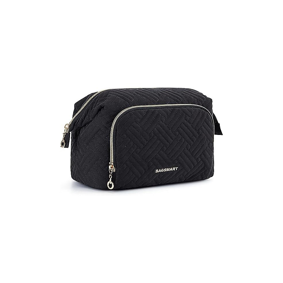 Tianfu Travel Makeup Bag, Cosmetic Bag Make Up Organizer Case,Large Wide-Open Pouch For Women Purse For Toiletries Accessories Brushes