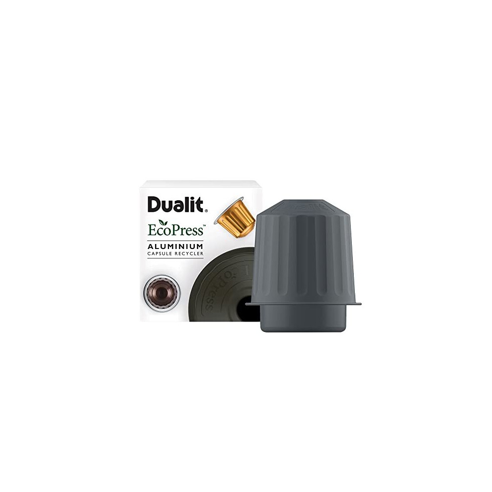 EcoPress Aluminium Coffee Capsule Recycling Tool by Dualit - Nespresso Compatible Recycler - Premium Eco Friendly Tool for Dualit