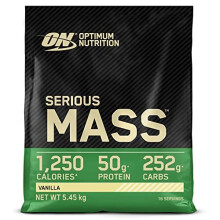 Optimum Nutrition Serious Mass Protein Powder High Calorie Weight Gainer with 25 Vitamins and Minerals, Creatine and Glutamine