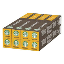 STARBUCKS Blonde Espresso Roast by Nespresso, Blonde Roast, Coffee Capsules 8 x 10 (80 Capsules)