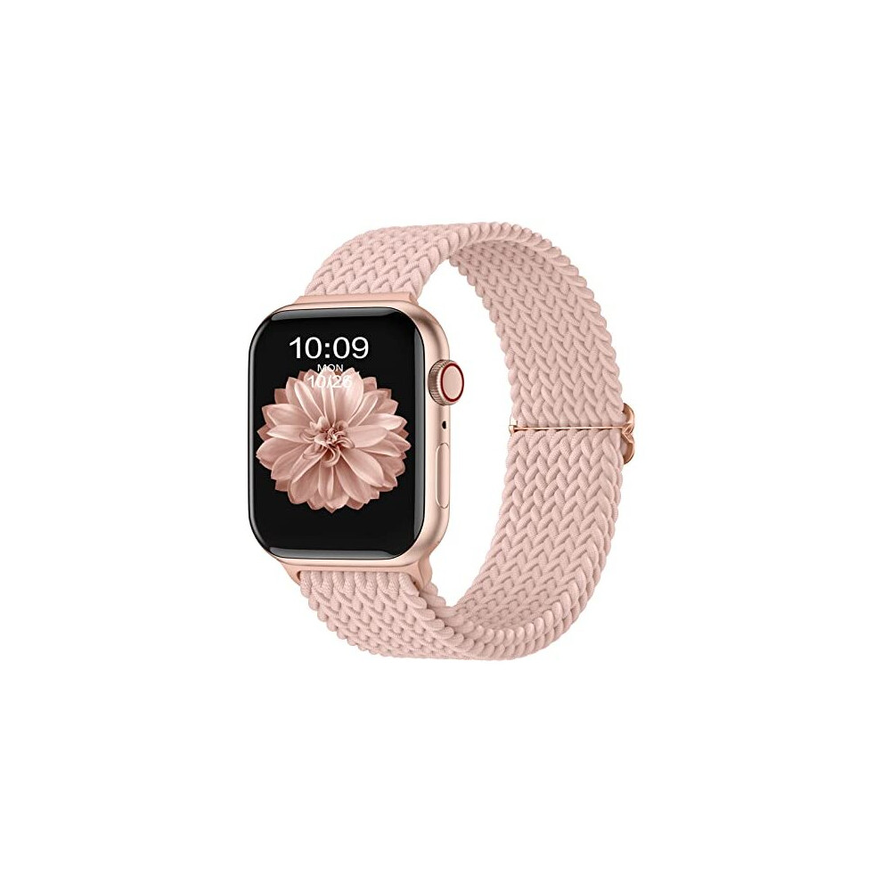 Braided Solo Loop Straps Compatible With Apple Watch Strap 40Mm 41Mm 38Mm, Stretchy Straps Elastic Sport Band For Apple Watch Se/Iwatch Series 8 7 6 5 Green 5012133914012