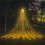 (Multicolor) Waterfall Christmas String Lights 350 LED Star 1