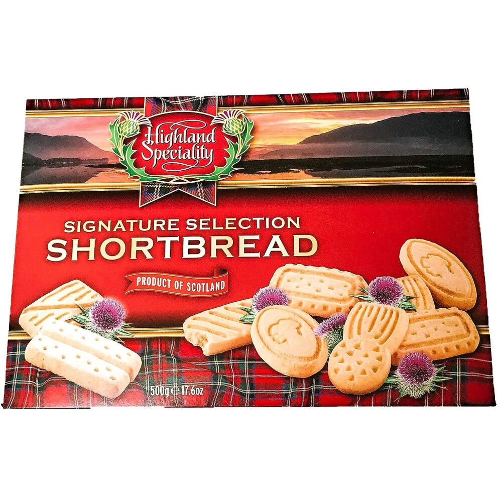 Highland Speciality Signature Shortbread Selection 500g