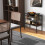 Costway 3-Tier Industrial Entryway Table Sofa Side Table W/ Removable Panel & Mesh Shelf 3