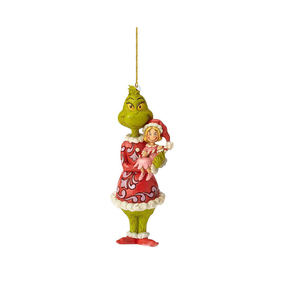 (8) Merry Christmas Grinch Figure Pendant Ornaments Xmas Tree Hanging Decoration