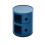 Living And Home (Blue) Cylindrical Multi-Tiered Plastic Storage Drawer Unit 3