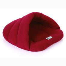 (Wine Red, S) Cat House Dog Puppy Cave Pet Sleeping Bed Mat Pad Igloo Nest Fashion New
