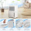 Costway 12L/D Portable Home Dehumidifier Quiet Electric Dehumidifier with 24H Timer 6