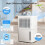 Costway 12L/D Portable Home Dehumidifier Quiet Electric Dehumidifier with 24H Timer 8